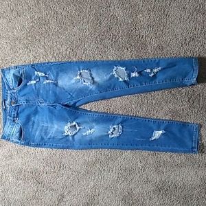 Bamboo Distressed Jeans size 15